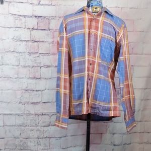 Christian dior plaid shirt medium